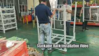 Video về lắp đặt lồng lưu trữ có thể tháo rời cho nhà kho