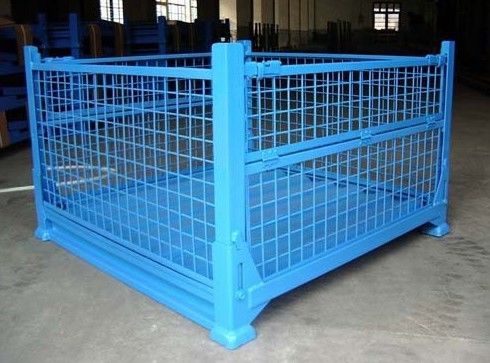 Chuồng lưới sợi hàn đa màu, Chuồng lưu trữ lưới thép gấp