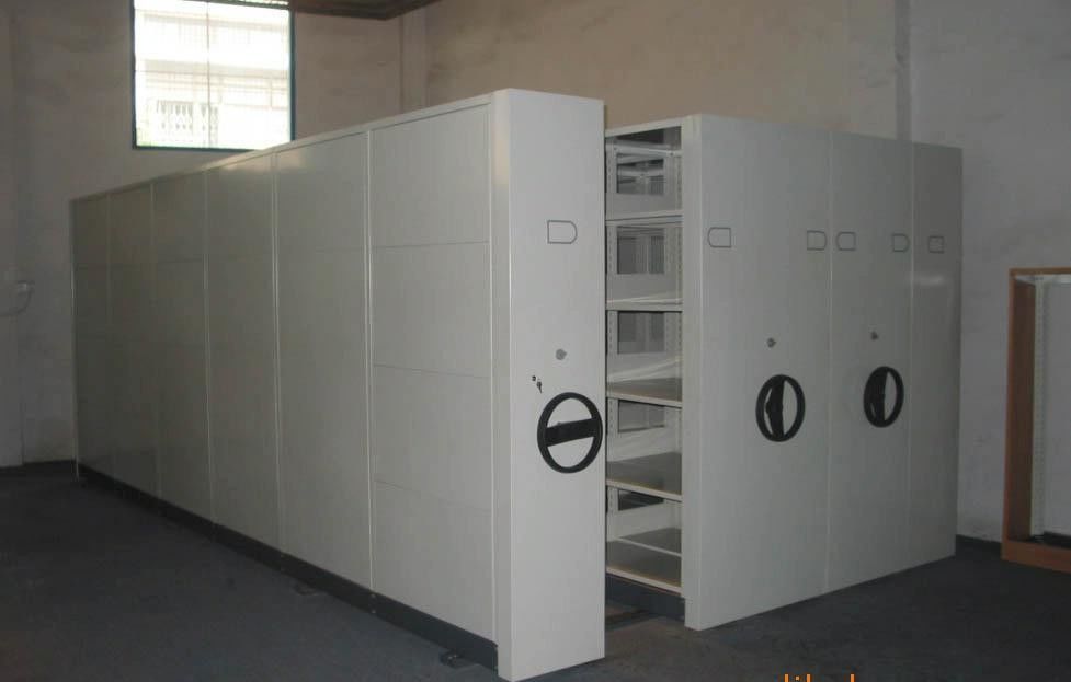 Hệ thống lưu trữ tập tin mật độ cao bằng thép lăn cho thư viện / trường học / văn phòng / ngân hàng