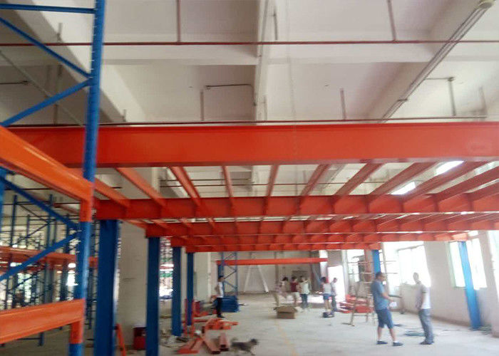 Cấu trúc thép hạng nặng sàn mezzanine cho giá đỡ lưu trữ nhà kho hỗ trợ