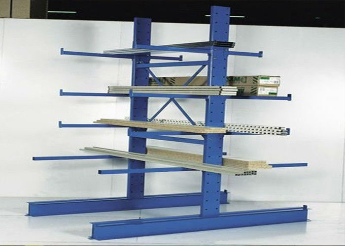 Cửa hàng lưu trữ cantilever hai mặt Cửa hàng vật liệu cantilever công nghiệp cho các vật thể dài
