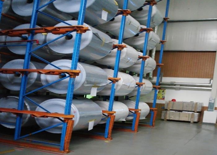 Khí đóng lạnh cấu trúc thép trong hệ thống kệ để lưu trữ các đối tượng loại trống