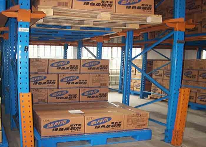 Hệ thống ngăn xếp pallet chống ăn mòn đẩy lại