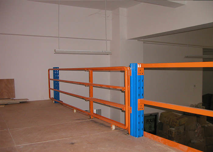 2 Mức lạnh Rolling thép công nghiệp Cầm lưu trữ nền tảng màu cam / xanh dương