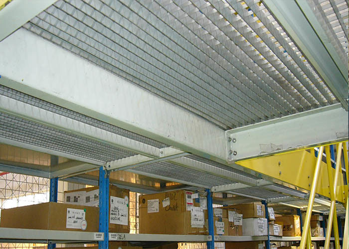 Hệ thống giá treo sàn Mezzanine, giá treo kim loại công nghiệp tùy chỉnh để lưu trữ