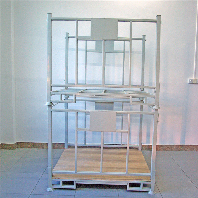 Nhà máy may mặc Metal Wire Mesh Cage, Thùng chứa Wire Mesh có thể gập lại để lưu trữ
