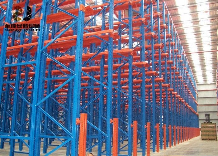 Khả năng phủ mặt nạ kích thước khách hàng 2000-6500 mm chiều cao giá đỡ pallet kệ trọng lực