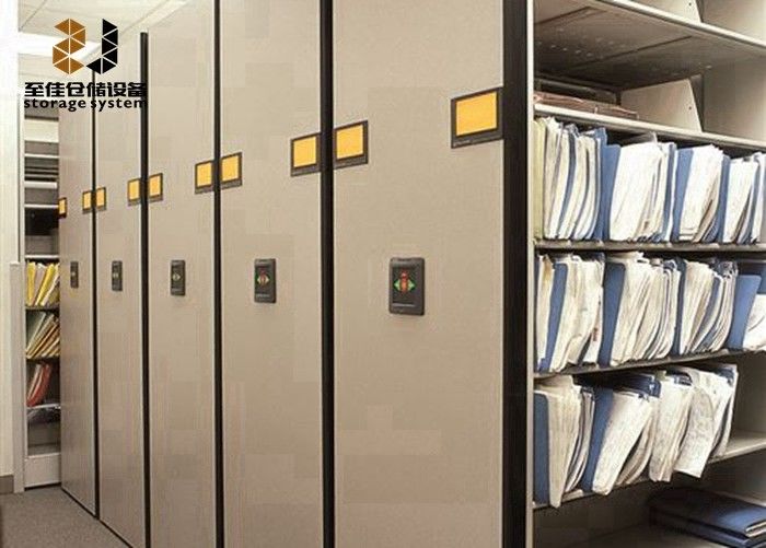 0.8-2.5mm Di chuyển tủ hồ sơ hệ thống kệ chống chuột hệ thống lưu trữ mật độ cao