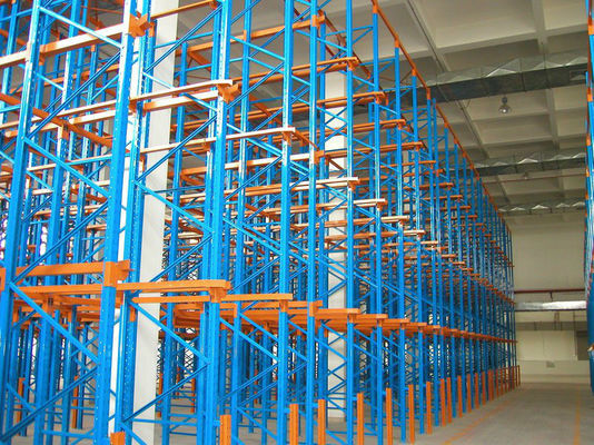 Thép Q235 Drive In Pallet Racking Custom Industrial Rack Rack