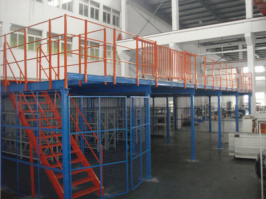 Mezzanine thép cấu trúc đa tầng, nền tảng Mezzanine lưu trữ hỗ trợ rack