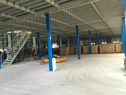 Cơ cấu thép an toàn sàn mezzanine công nghiệp, nền tảng lưu trữ mezzanine lắp ráp