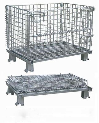 Chất chứa dây gấp có thể di chuyển, chuồng dây thép với xử lý bề mặt nhựa