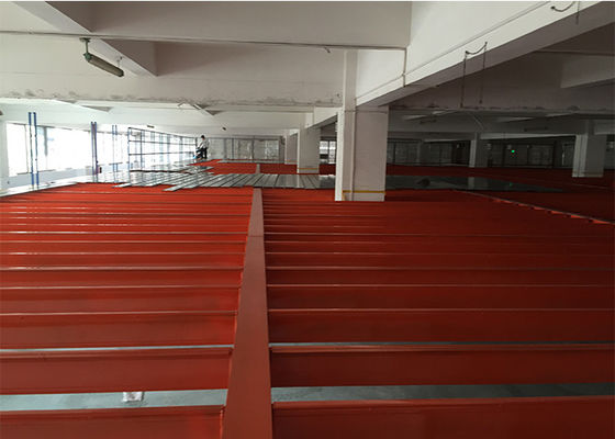 Long Span Industrial Mezzanine Floors Cấu trúc thép cho kho lưu trữ