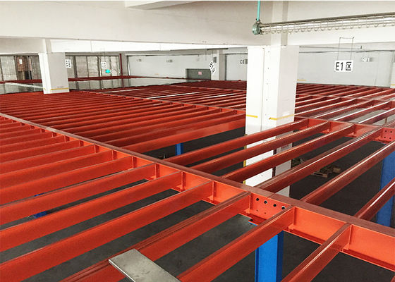 Long Span Industrial Mezzanine Floors Cấu trúc thép cho kho lưu trữ
