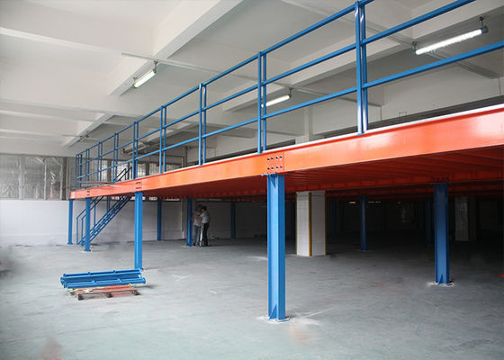 Long Span Industrial Mezzanine Floors Cấu trúc thép cho kho lưu trữ
