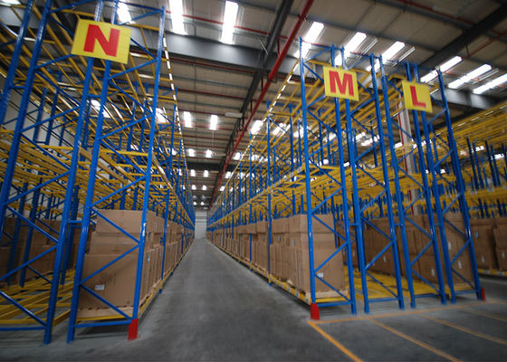 Làn lạnh có thể điều chỉnh giá đỡ hạng nặng, giá đỡ kho công nghiệp cho kho