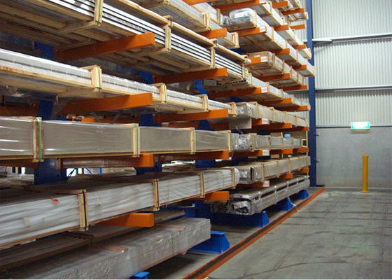 Nhà sản xuất giá đỡ pallet cantilever kim loại cho gỗ / gỗ / ống / ống lưu trữ