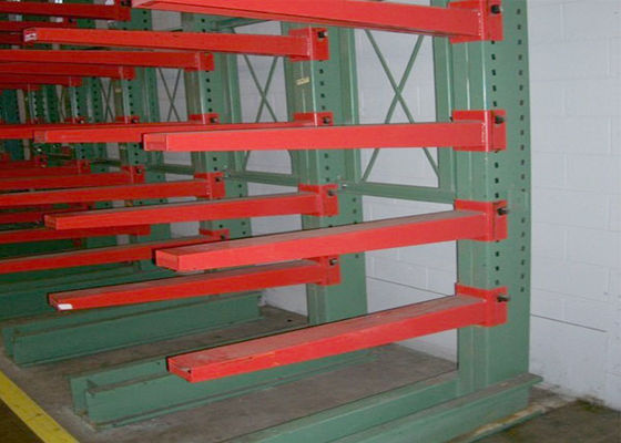 Kim loại một mặt Cantilever Rack an toàn Heavy Duty Cantilever kệ