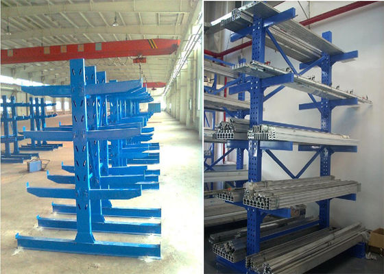 Hai mặt Cantilever Pallet Racking kệ tùy chỉnh kích thước