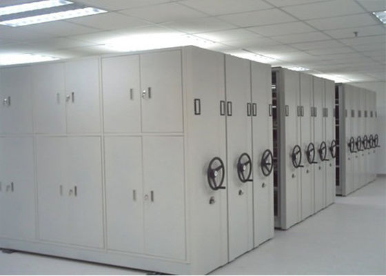 Kim loại di chuyển tủ tệp hệ thống kệ cho thư viện lưu trữ tệp / sách