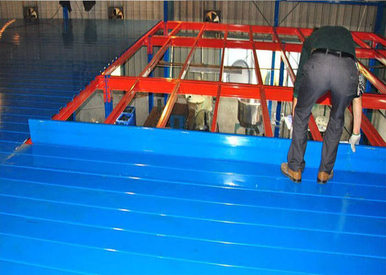 Thép Q235 Lớp sàn trung tâm kho hàng công nghiệp với tấm thép 500kg/m2