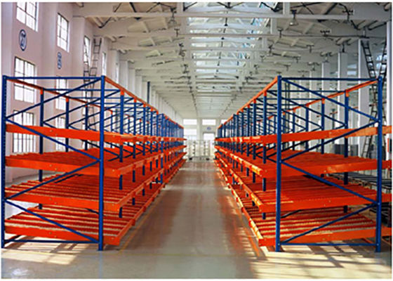 1000kg/pallet Thép công nghiệp Cầm lưu trữ Cầm lưu lượng trọng lực trong kho