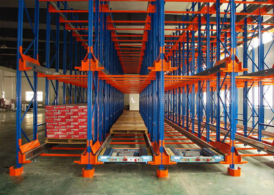 Lưu trữ kho Shuttle Pallet Racking Thép chọn lọc pallet racks