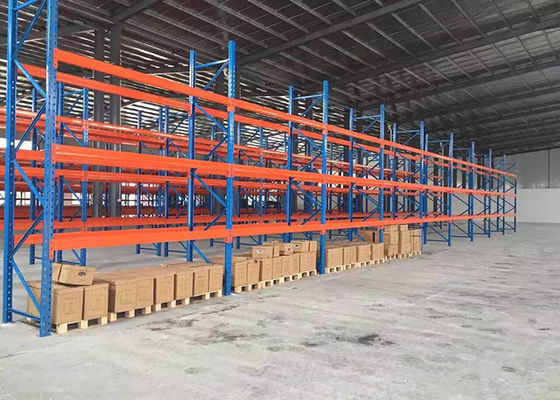 Customzied Heavy Duty Beam Rack cho kho hàng hóa nhà máy