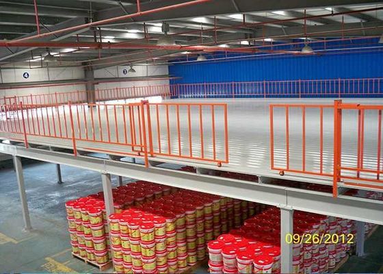 Cơ cấu thép an toàn sàn mezzanine công nghiệp, nền tảng lưu trữ mezzanine lắp ráp