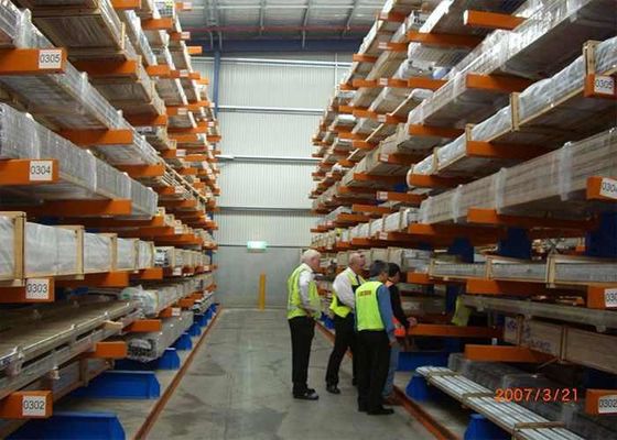 Nhà sản xuất giá đỡ pallet cantilever kim loại cho gỗ / gỗ / ống / ống lưu trữ