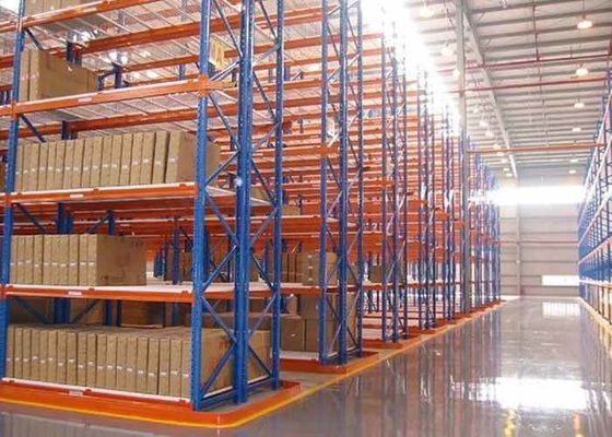 Các giá đỡ lưu trữ hạng nặng tùy chỉnh Hệ thống giá đỡ pallet kho hàng đa cấp