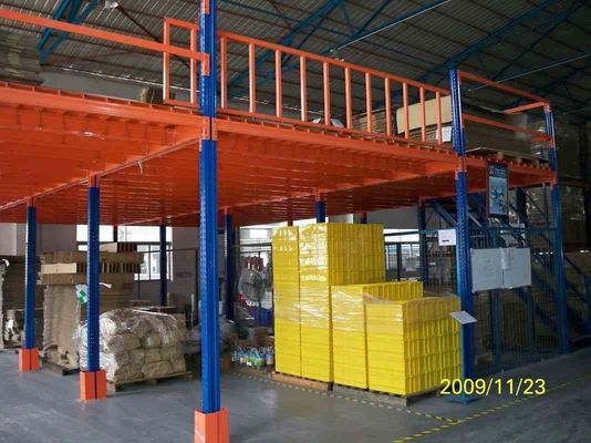 Cấu trúc thép hạng nặng sàn mezzanine cho giá đỡ lưu trữ nhà kho hỗ trợ