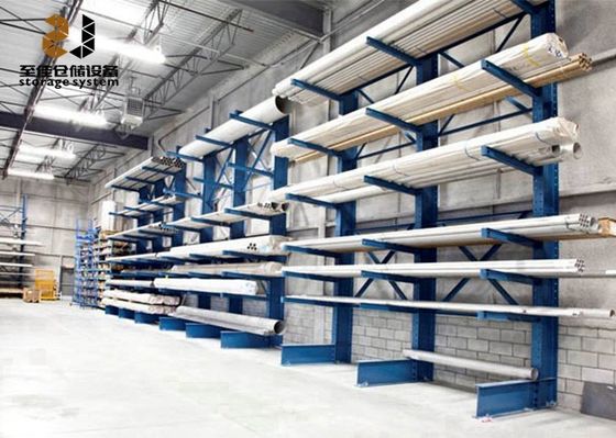 Hệ thống giá đỡ gỗ Cantilever Powder Coating Warehouse Nhà sản xuất giá đỡ Cantilever