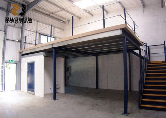 2 lớp xây dựng sàn mezzanine thép hạng nặng cấu trúc mezzanine kim loại