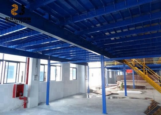 Thép Q235 / 245 Boltless / Rivet Cửa hàng, Cửa hàng Mezzanine sàn cho xây dựng