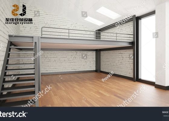500kg-1500kg/m2 Hệ thống sàn kim loại Mezzanine Epoxy Powder Coated Finish
