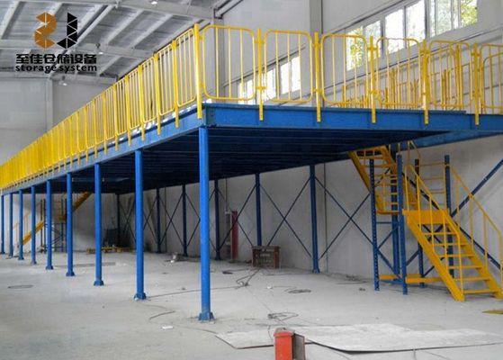 500kg-1500kg/m2 Hệ thống sàn kim loại Mezzanine Epoxy Powder Coated Finish