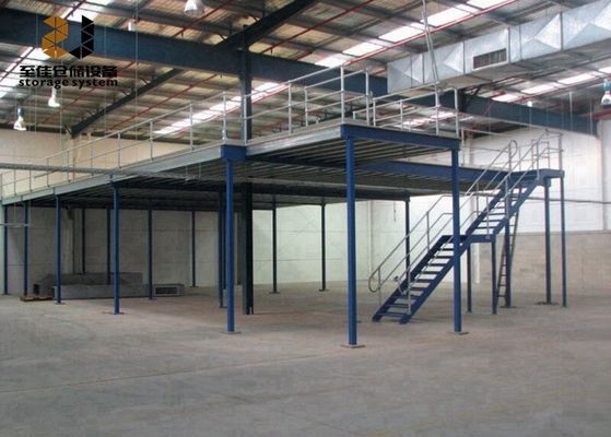 2 Lớp Mezzanine pallet rack lưu trữ Mezzanine sàn hệ thống
