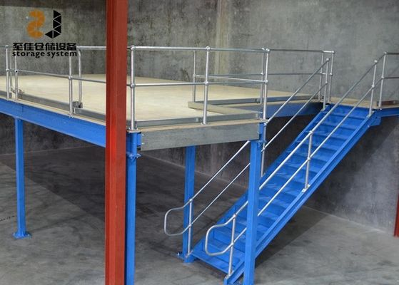 Thép Q235 / Q345 sàn Mezzanine công nghiệp hai lớp cho kho
