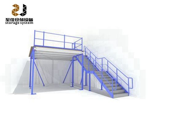 500kg-1500kg/sqm Hệ thống Mezzanine kim loại, Hệ thống kho lưu trữ Mezzanine sàn