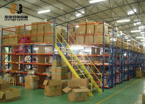 Không ốc / Rivet kệ công nghiệp Mezzanine sàn bề mặt mịn 2m chiều cao