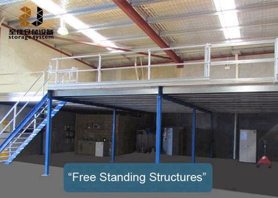 Hệ thống nền tảng mezzanine linh hoạt với dung lượng cầu thang 500kg - 4000kg/m2