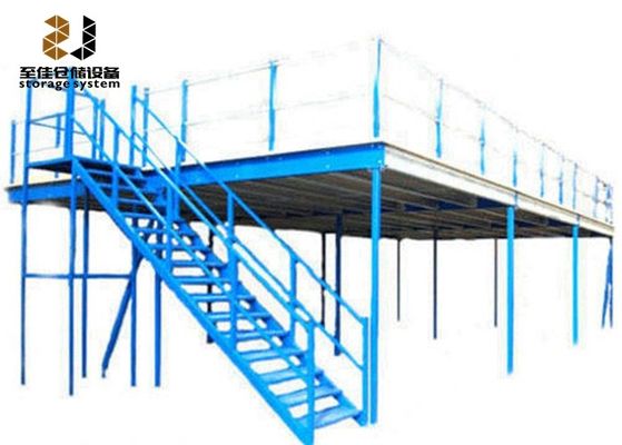 Nền tảng Mezzanine lưu trữ thép / Mezzanine được hỗ trợ bởi pallet rack