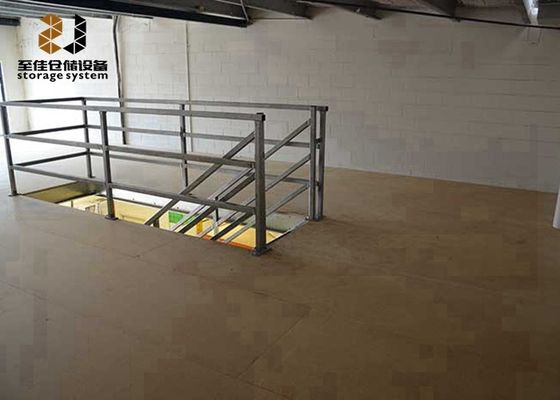 Nền tảng Mezzanine lưu trữ thép / Mezzanine được hỗ trợ bởi pallet rack