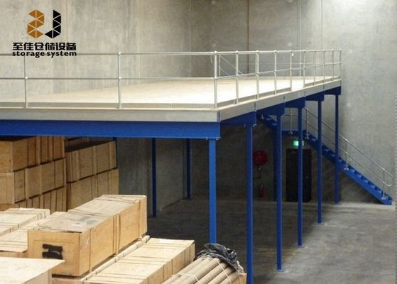 Cơ cấu thép an toàn sàn mezzanine công nghiệp, nền tảng lưu trữ mezzanine lắp ráp