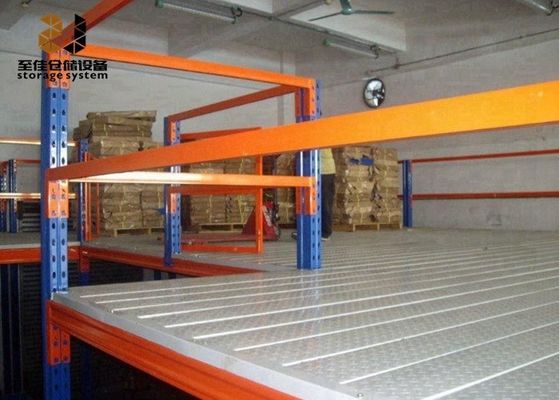 Sàn công nghiệp bền Mezzanine / Boltless Rivet Relief 5 năm bảo hành