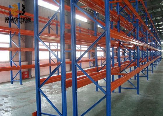 Thang lưu trữ hạng trung kim loại 200kg/mức độ-500kg/mức độ Hệ thống giá đỡ pallet công nghiệp
