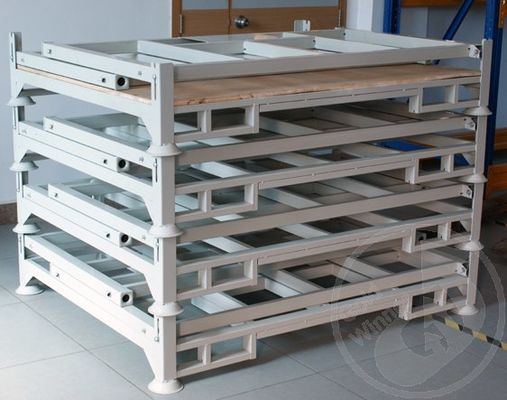 Powder-Coated Stackable Warehouse Racks (Custom Colors) for Brand-Aligned Logistics Warehouse Layout